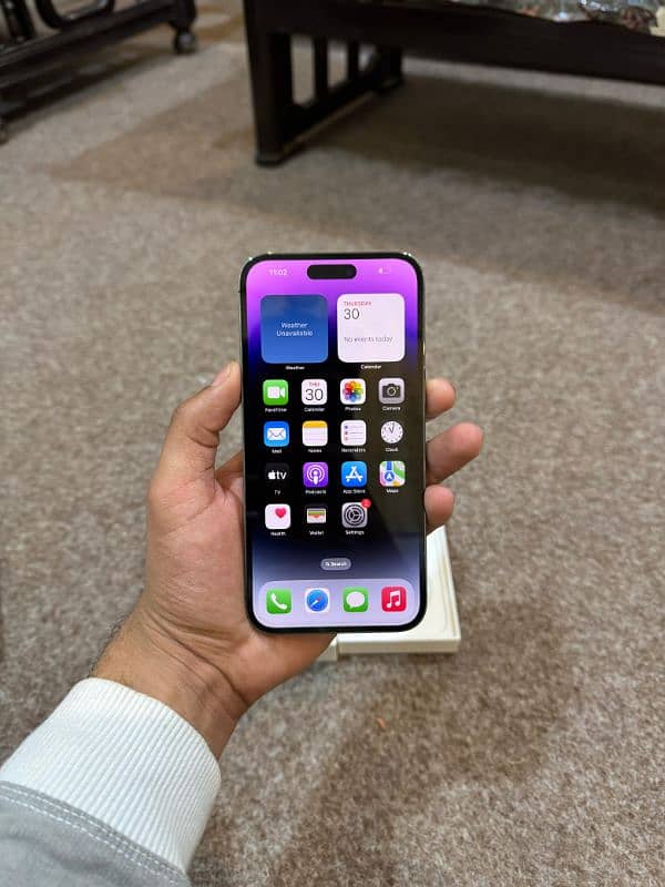 iPhone 14 pro max factory unlocked 128 gb 5