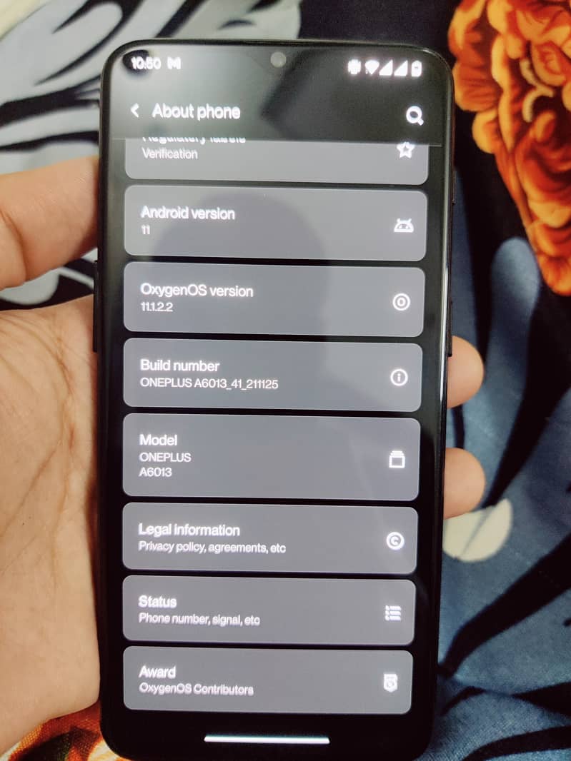 OnePlus 6t Dual Sim PTA Official Approved with charger 5