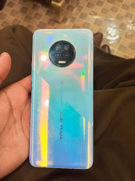 note 7 with box charger and back cover 1