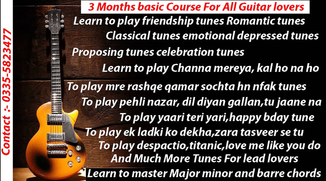 Guitar Classes | Piano Classes | Music classes | Guitar lessons near m 1