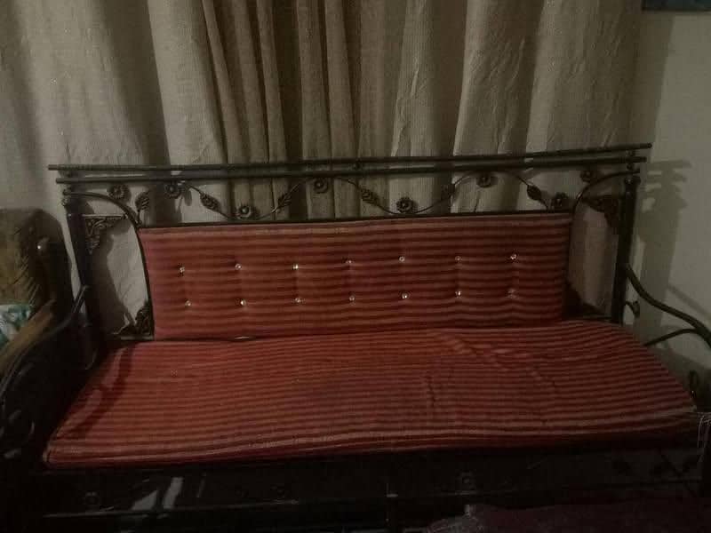 5 seater metal sofa set 0