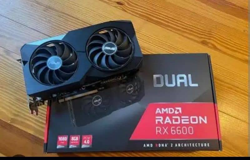 Amd Assus RX 6600 with Box 0