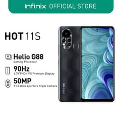 infinix hot 11s  4\128  home used phone gaming device