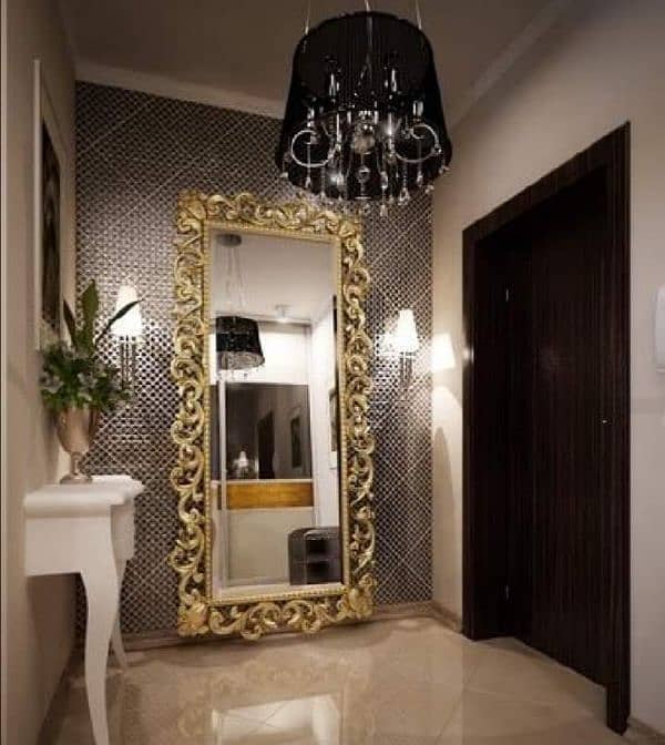 wall mirror with counsole 2500 2200 2000 1800 square feet wall lamps 5