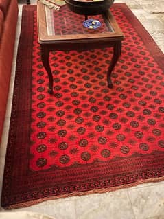 Old Afghan Mori Handmade Carpet