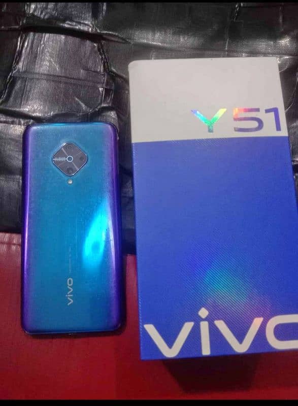 vivo y51 (original)4gb 128gb with box 1