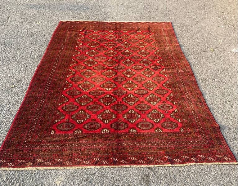 Old Turkman Handmade Carpet 0