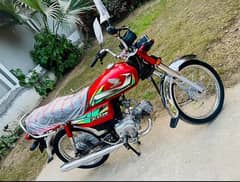 Honda CD 70 2022 model total original Brnd new bick Best for 2024/2025