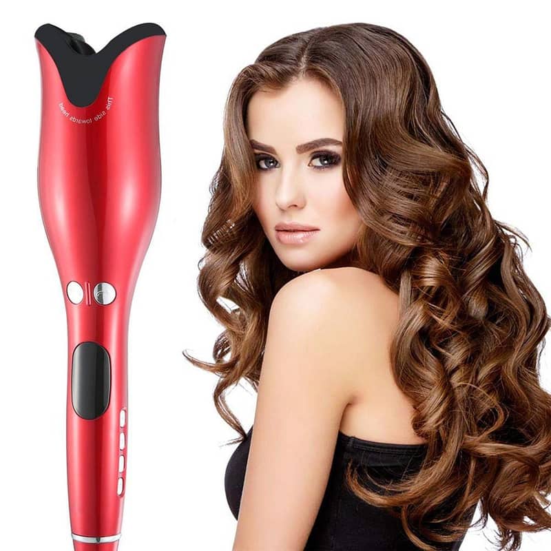 Automatic Hair Curler Curling Iron Multifunction LCD Ceramic (1 PC) 0