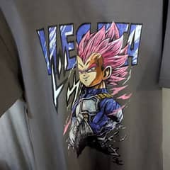 Anime Vegeta Oversized Tees