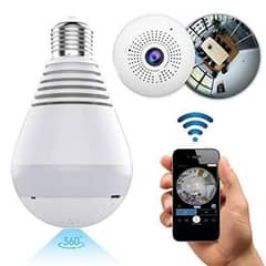 Panorama 360 Degree View Wireless WIFI Bulb Camera