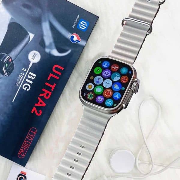 Ultra 7 in 1 Smart Watch Fitness Touch Screen Waterproof Bt Call 2