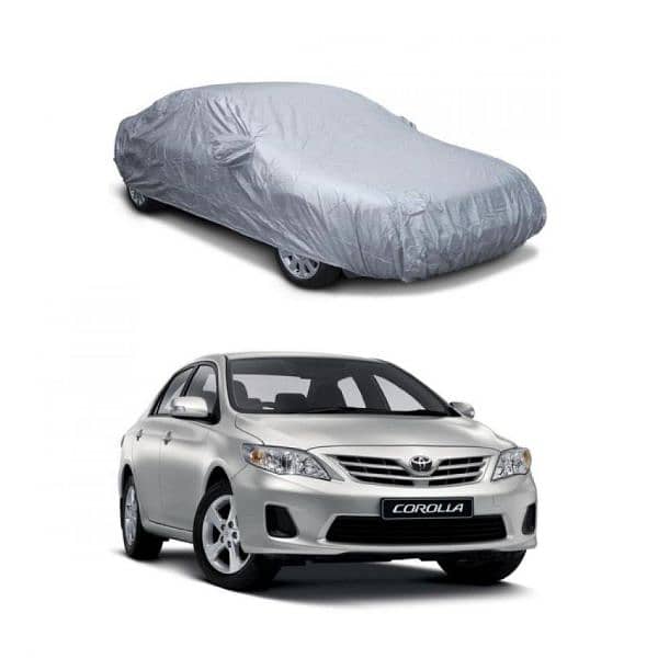 premium silver car cover- Easy installation 1 pic weather -resistant 1