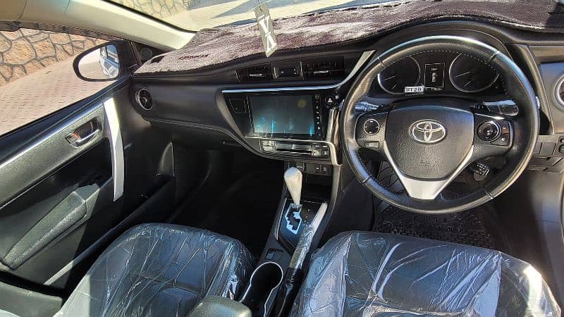 Toyota Altis Grande 2021 black interior 10