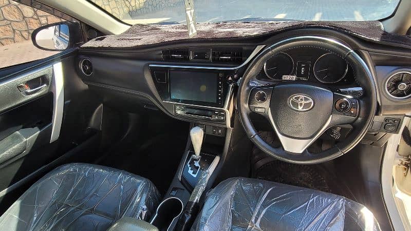 Toyota Altis Grande 2021 black interior 11