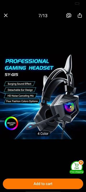 HS GAMING HEADPHONES 13