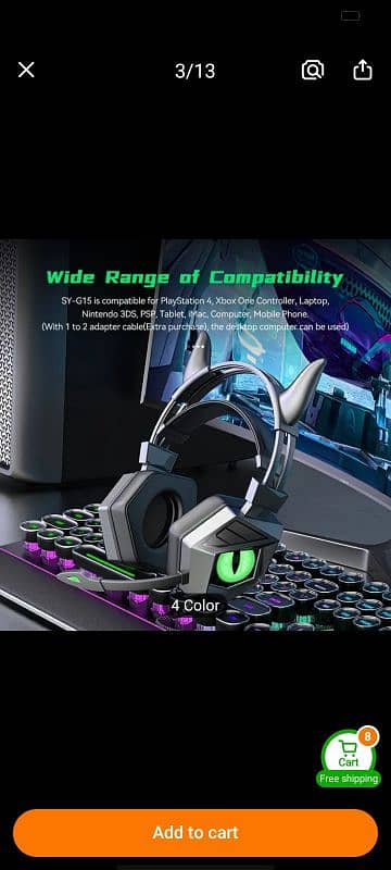 HS GAMING HEADPHONES 19