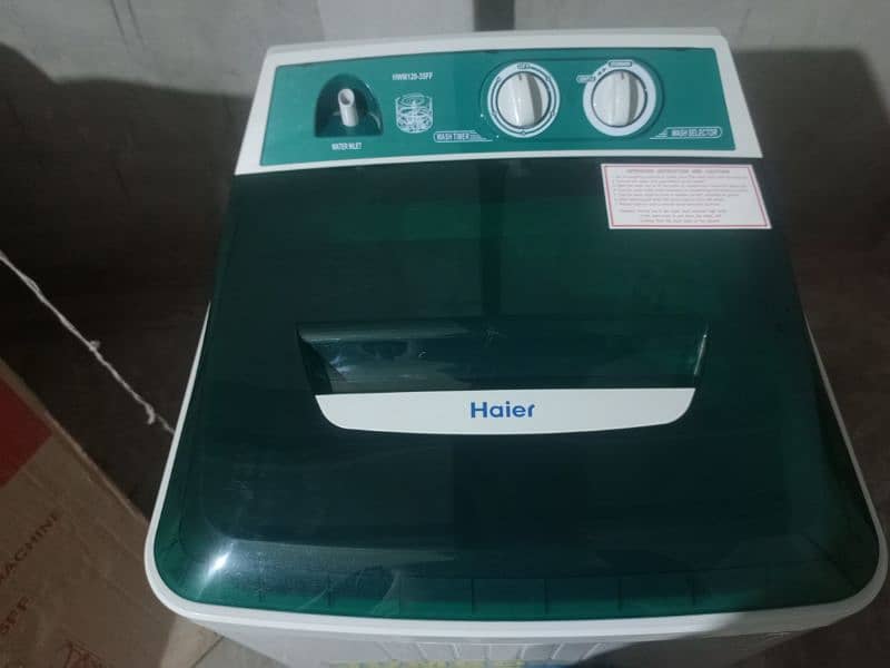 Haier washing machine 0