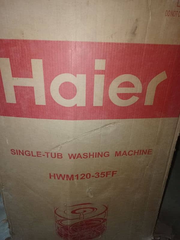 Haier washing machine 2