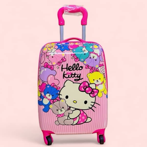 kids cartoon character luggage bags 0