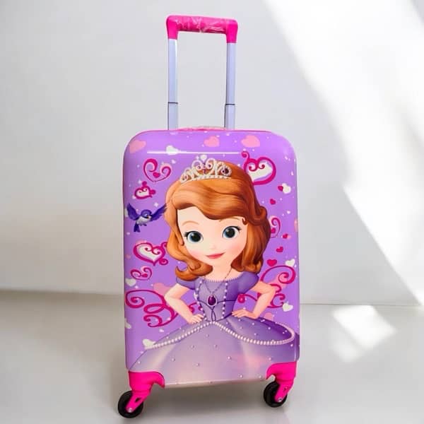 kids cartoon character luggage bags 3