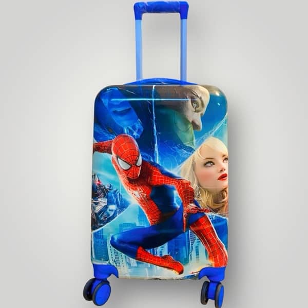 kids cartoon character luggage bags 5