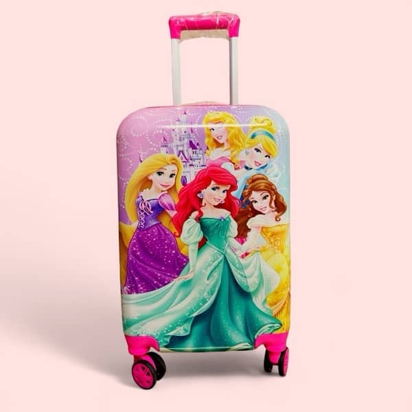 kids cartoon character luggage bags 6