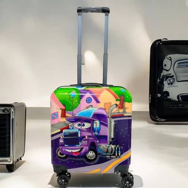 kids cartoon character luggage bags 8