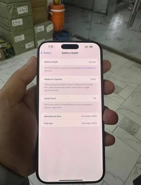 new phone 1 week used pta  approved 2