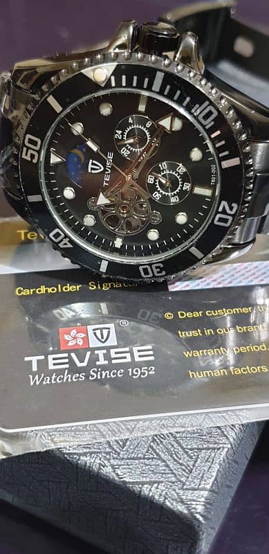 Tevise Automatic T801-002 Tourbillion Stainless Steel Watches 4