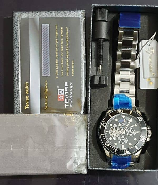 Tevise Automatic T801-002 Tourbillion Stainless Steel Watches 7