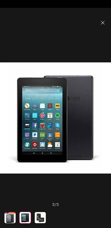 Amazon Fire 7 | 5th Generation | 8 GB Storage | 1 GB RAM | 0