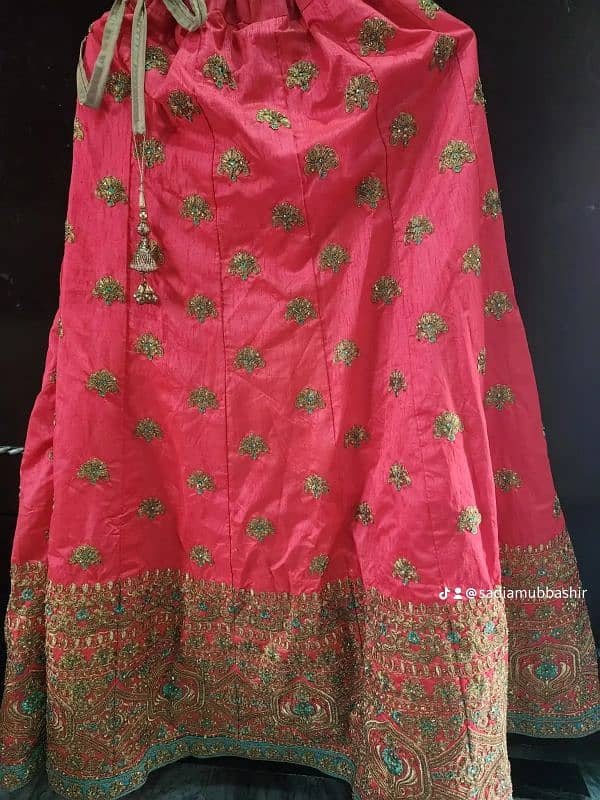 indian bridal mehndi lehnga 3