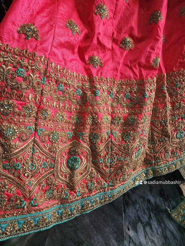 indian bridal mehndi lehnga 4