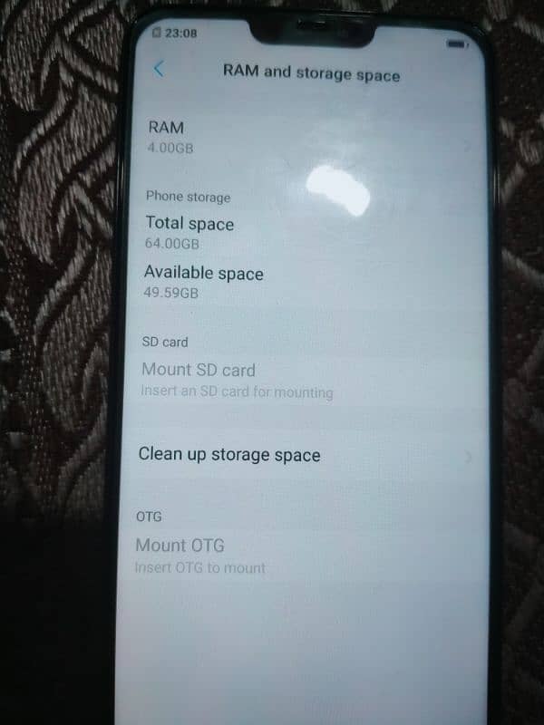 vivo mobile PTA approved 4gb 64gb 4