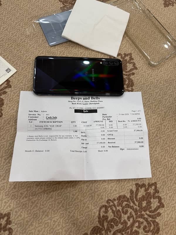 Samsung A30s box pack condition 1st owner 11