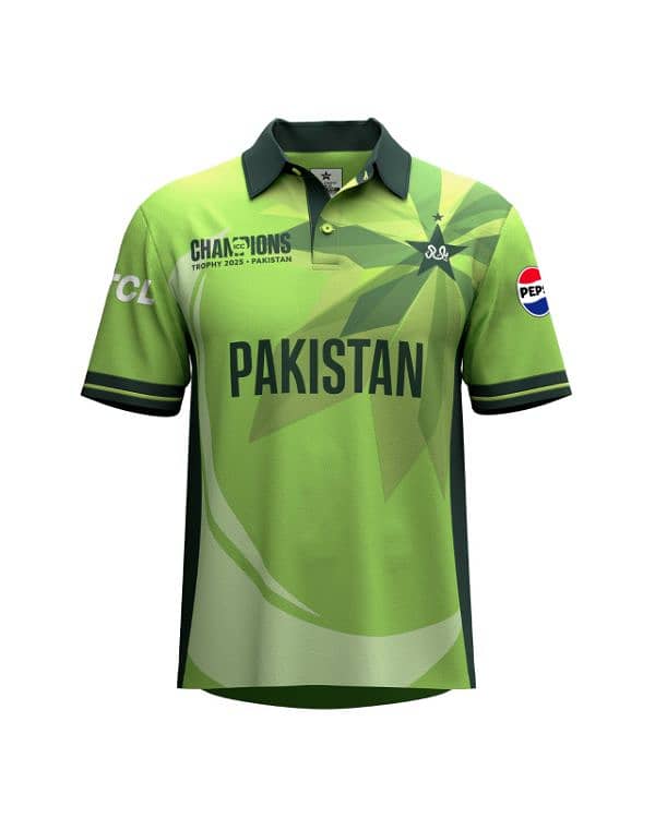 ICC CHAMPION TROPHY 2025 PAKISTAN TEAM JERSY OFFICIAL PREMIUM QUALITY 1