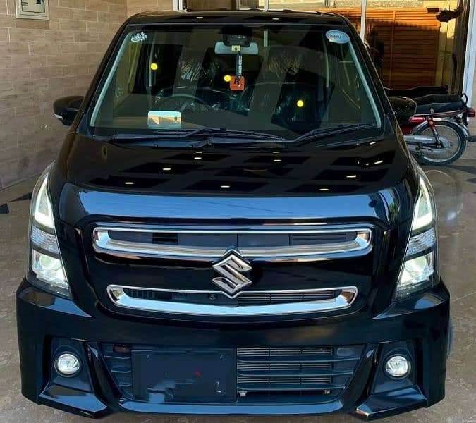 Suzuki Wagon R Stingray Black 2021 full option fresh import 0