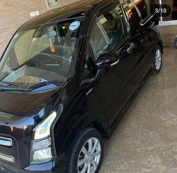 Suzuki Wagon R Stingray Black 2021 full option fresh import 2