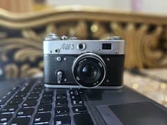 Old 1961 Antique FED 3 Rangefinder Ukranian Camera Vintage