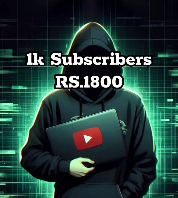 1k subscribers RS. 1800 0