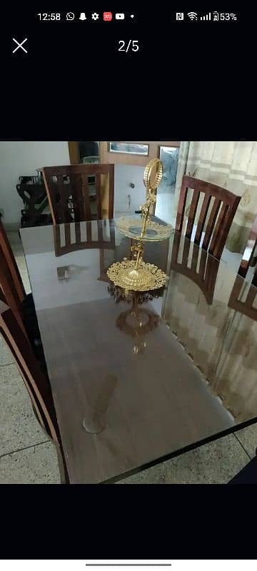 ,6 chair royal table new withe shesha 1