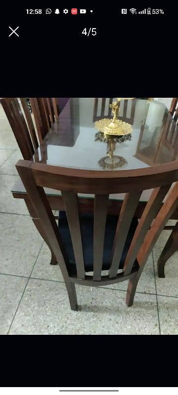 ,6 chair royal table new withe shesha 3