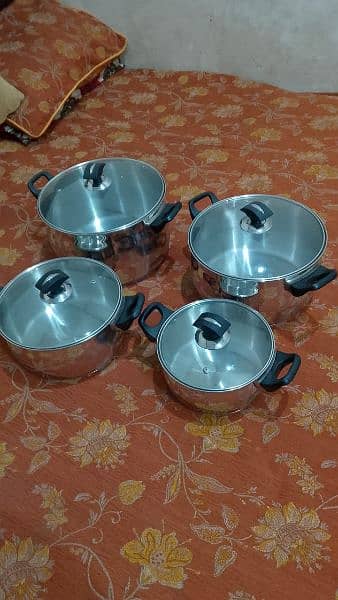 Steel Non stick bartan 1