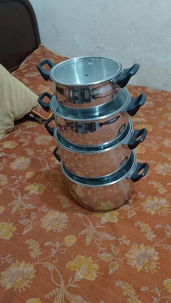 Steel Non stick bartan 2