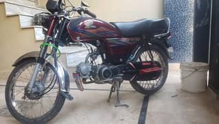 Urgent Selling Honda CD 70, Red color 2020 model