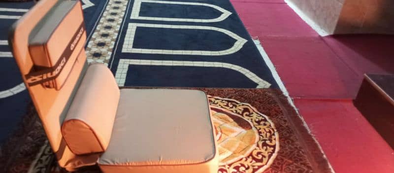 Carpet/Floor chairs for Masjids/Madrassas/Mehfils/Majlis 3