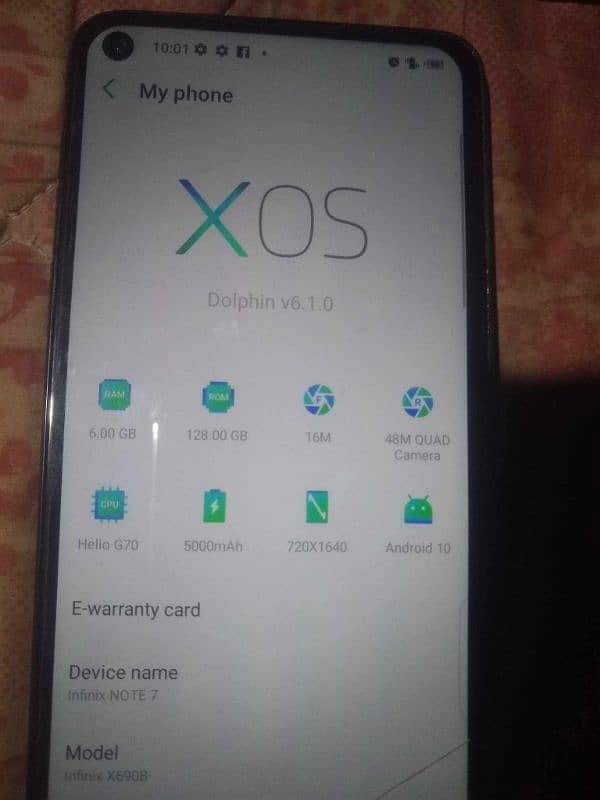 INFINIX NOTE 7 6/128 0