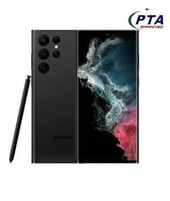 Official PTA with box neat condition with black S22 Ultra Samsung