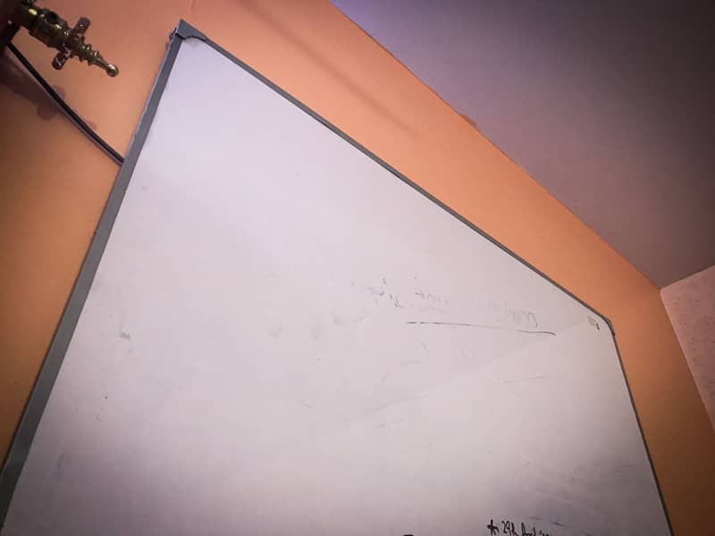 SALE PRICE. . . DRY ERASE WHITEBOARD X-LARGE SIZE 8 X 4 FEET!!! 0